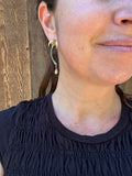 Keum-boo Crescent Moon Drop Earrings