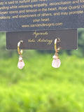 Raw Gemstone Huggies — Choose Your Stone