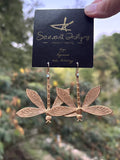 Dragonfly Earrings · Big, Bold Brass
