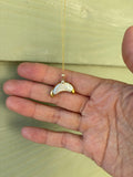 Pearl Crescent Moon Necklace