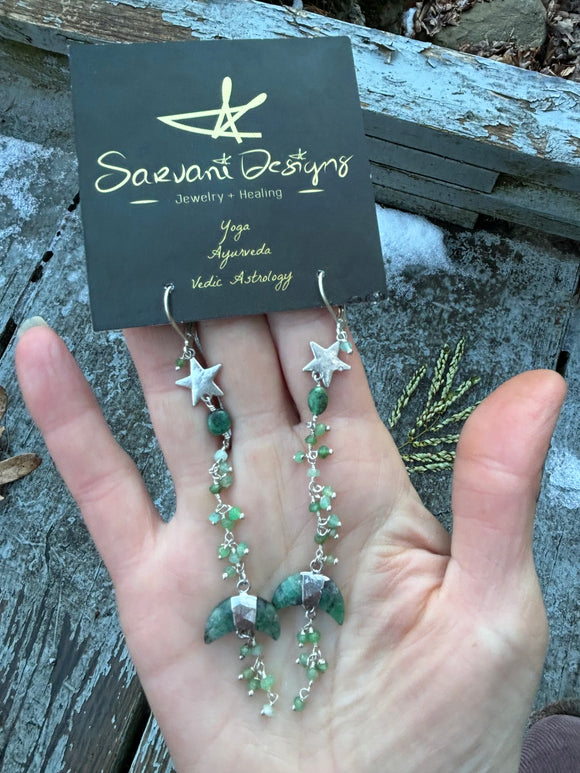 Emerald Moons + Chrysoprase for Mercury