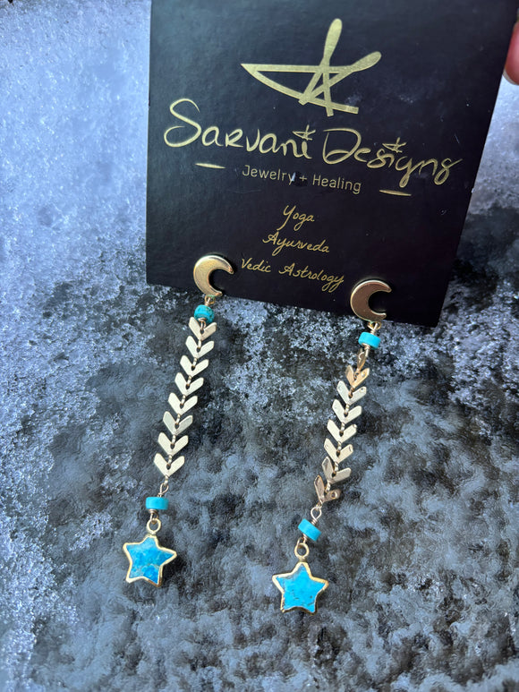 Turquoise Stars for Saturn