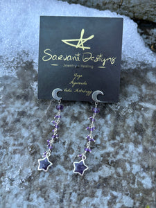 Amethyst Stars for Saturn