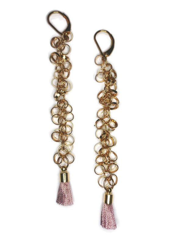 Stellar Tiny Tassels Gold + Long